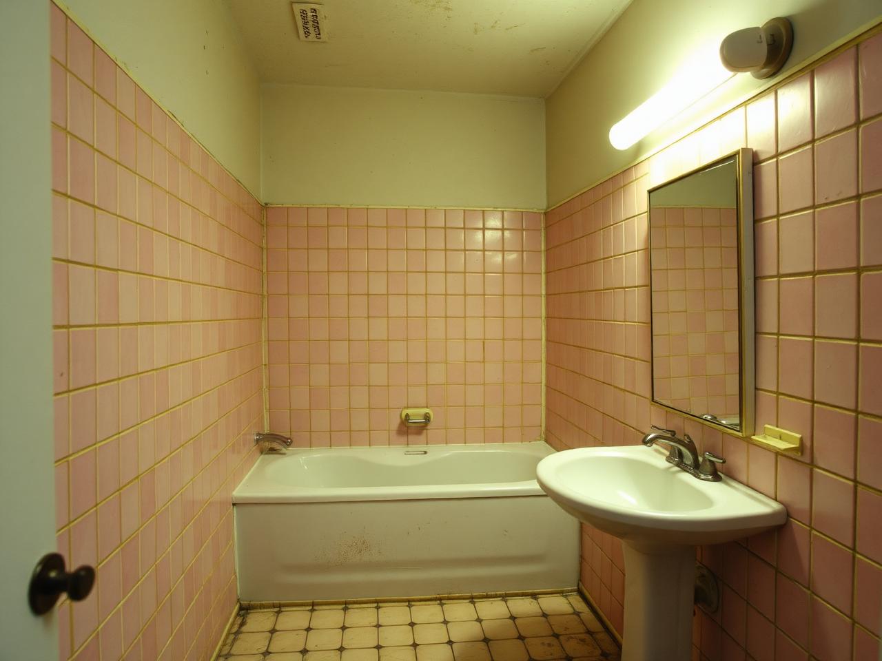 Badrumsrenovering — före