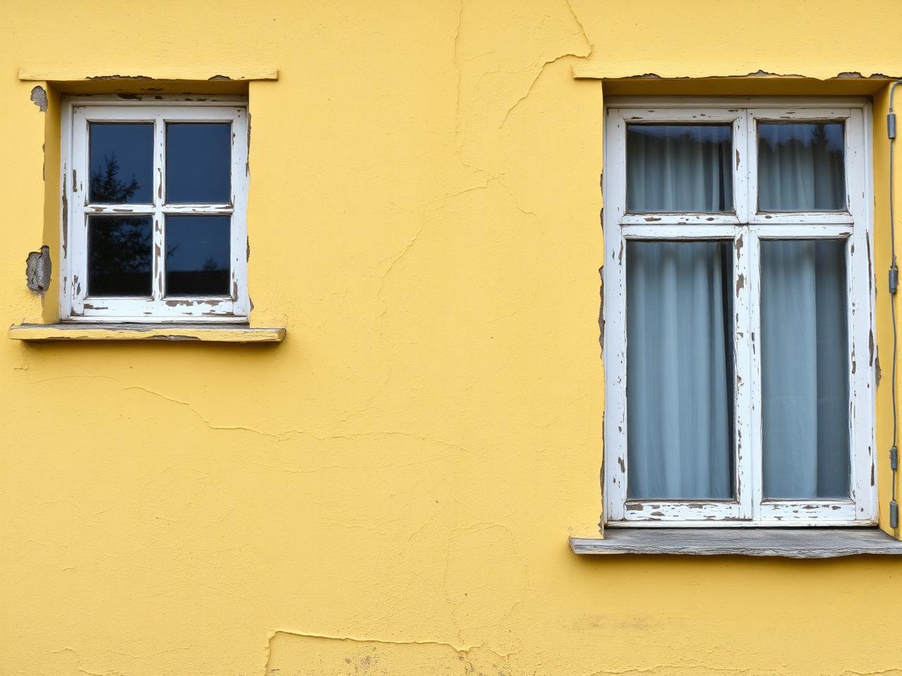 Fasadrenovering — före